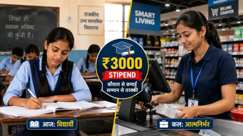 समग्र शिक्षा इंटर्नशिप के तहत ग्यारहवीं और बारहवीं के छात्र पढ़ाई के साथ ओजेटी और स्टाइपेंड कमा रहे है
